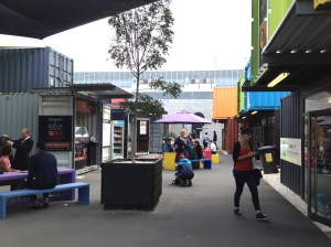 Re:START, in Cashel Street. Temporary project for post-earthquake Christchurch (New Zealand)
