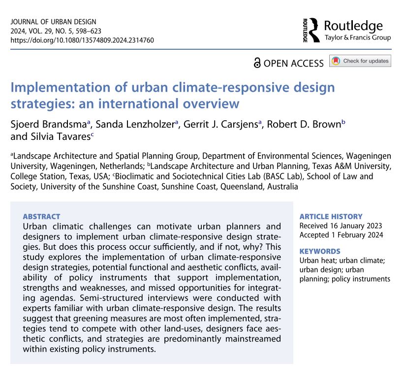 Image showcasing Implementation of urban climate-responsive design strategies: an ...